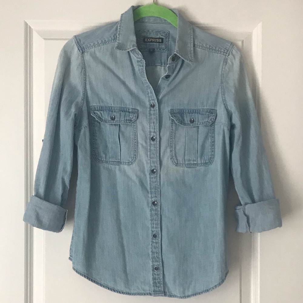 Express Denim Top